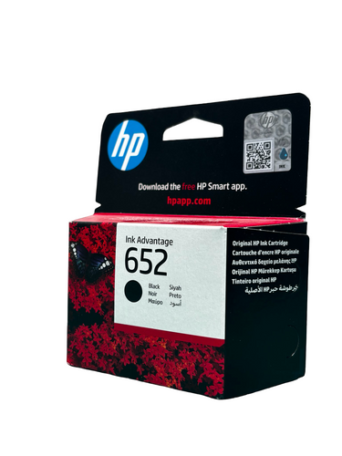 ראש דיו מקורי שחור HP 652