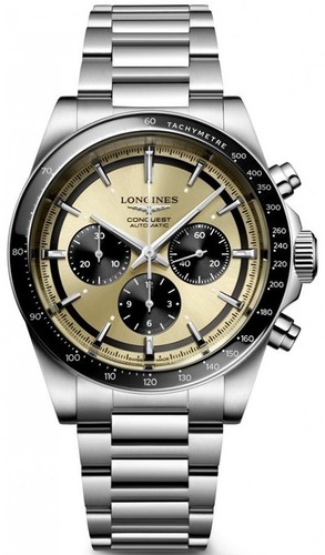 Longines L38354326 Conquest Chrono 42MM לונג'ין יבואן רשמי