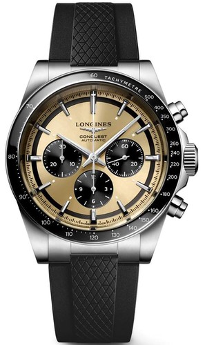 Longines L38354329 Conquest Chrono 42MM לונג'ין יבואן רשמי