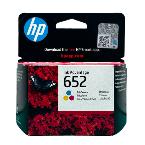 ראש דיו מקורי צבעוני HP 652