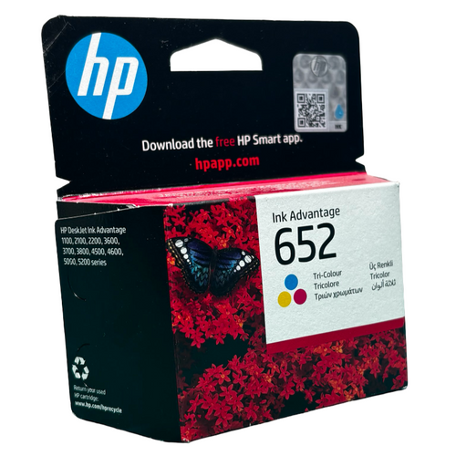ראש דיו מקורי צבעוני HP 652