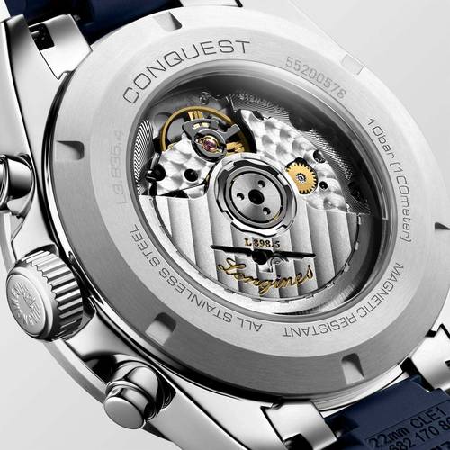 Longines L38354989 Conquest Chrono 42MM לונג'ין יבואן רשמי