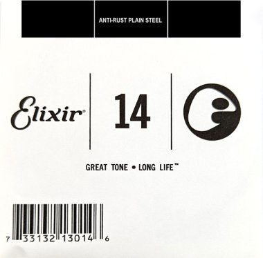 מיתר בודד 0.14 לחשמלית/אקוסטית ELIXIR NANOWEB