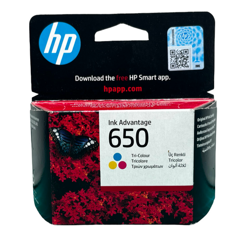 ראש דיו מקורי צבעוני HP 650