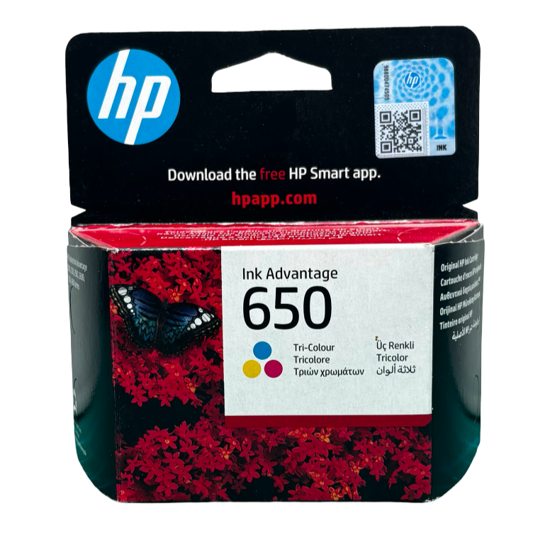 ראש דיו מקורי צבעוני HP 650