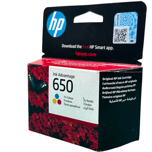 ראש דיו מקורי צבעוני HP 650