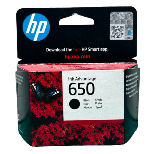 ראש דיו מקורי שחור HP 650