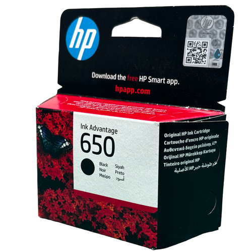 ראש דיו מקורי שחור HP 650