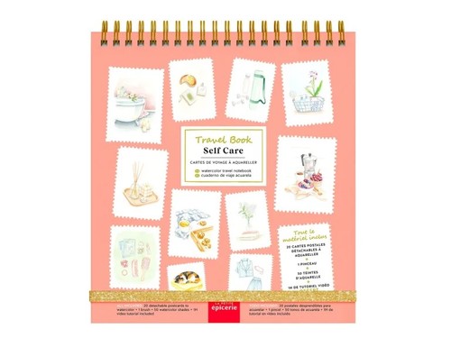 Travel book- צביעה בצבעי מים Self-Care