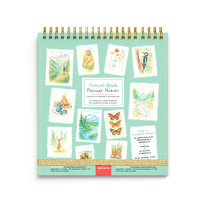 Travel book- צביעה בצבעי מים Nature