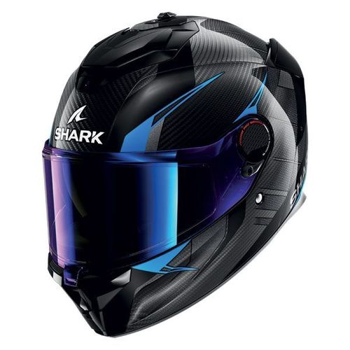 קסדה מלאה שארק שחור כחול SHARK SPARTAN GT CARBON