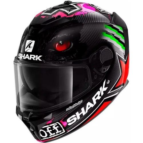 קסדה שארק שחור אדום SHARK SPARTAN GT CARBON