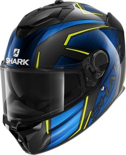 קסדה מלאה שארק קרבון/ כחול – SHARK SPARTAN GT CARBON