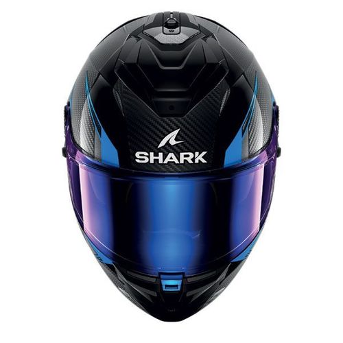 קסדה מלאה שארק שחור כחול SHARK SPARTAN GT CARBON