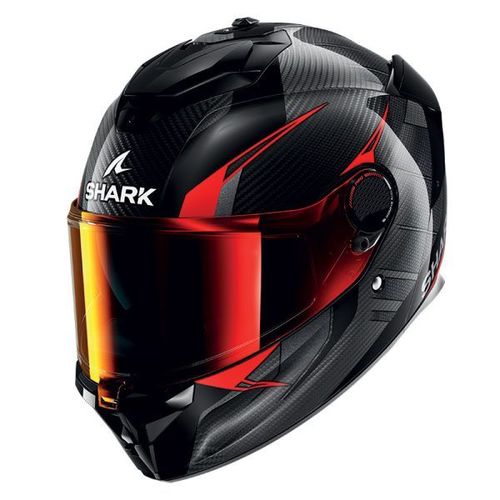 קסדה שארק מלאה שחור אדום SHARK SPARTAN GT PRO CARBON