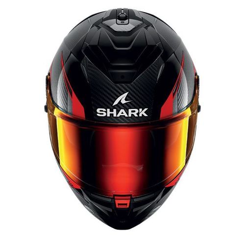 קסדה שארק מלאה שחור אדום SHARK SPARTAN GT PRO CARBON