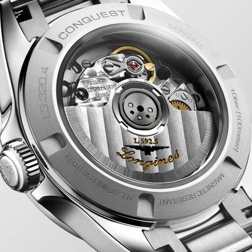 Longines L33204876 Conquest 30MM נשים יהלומים אוטומטי לונג'ין יבואן רשמי