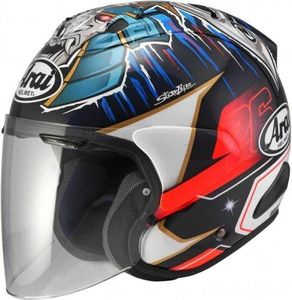 קסדת 3/4 אראי צביעת פדרוסה שוגאן סמוראי – ARAI SZ-R EVO GLOSS pedrosa Shogun