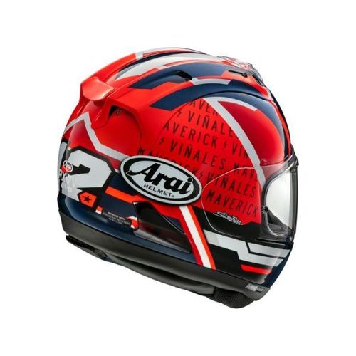 קסדה מלאה אראי צביעת מאבריק כחול כתום - Arai RX-7V Evo Maverick Reset Helmet