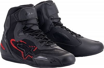 נעלי רכיבה FASTER3 שחור אדום - ALPINESTARS