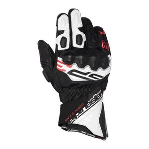 כפפות רכיבה עור אלפינסטארס שחור לבן ALPINESTARS SP-3