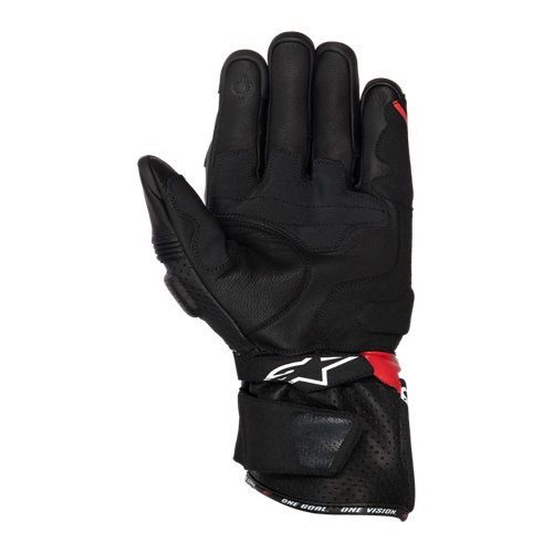 כפפות רכיבה עור אלפינסטארס שחור אדום ALPINESTARS SP-3