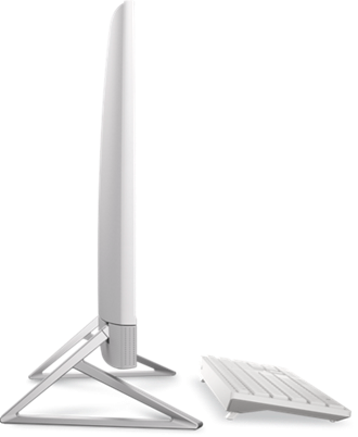 מחשב הכל באחד מסך מגע Dell 24 AIO EC24250 Intel Core 7 150U / 16GB RAM / 1TB SSD / Windows 11 Pro - Pearl White