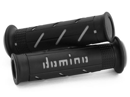גריפים לאופנוע ספורט דומינו שחור/אפור– GRIPS DOMINO RACING MOTO GP A250