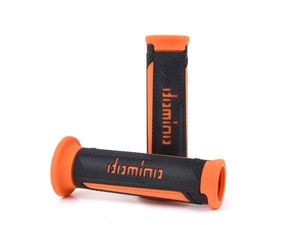 גריפים לאופנוע ספורט דומינו כתום/שחור-A350– GRIPS DOMINO RACING MOTO GP
