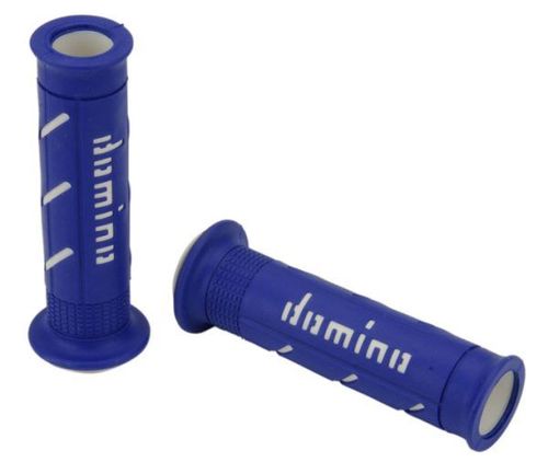 גריפים לאופנוע ספורט דומינו כחול/לבן –A250 GRIPS DOMINO RACING MOTO
