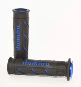 גריפים לאופנוע ספורט דומינו שחור/כחול – GRIPS DOMINO RACING MOTO GP A250