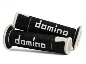גריפים לאופנוע ספורט דומינו שחור/ לבן – GRIPS DOMINO RACING MOTO GP A450