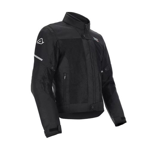 מעיל רכיבה רב עונתי שחור ACERBIS JACKET CE ON ROAD RUBY
