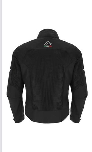 מעיל רכיבה רב עונתי שחור ACERBIS JACKET CE ON ROAD RUBY