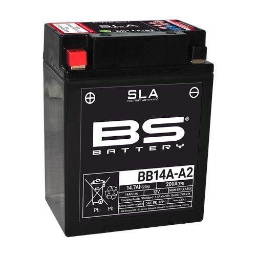 מצבר GEL BB14A-A2 BS אחריות לשנה