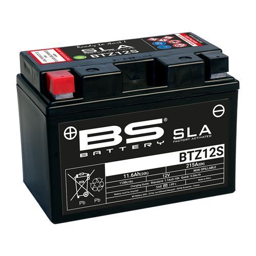 מצבר GEL BTZ12S BS אחריות לשנה