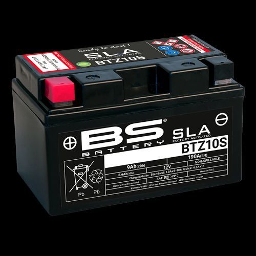 מצבר GEL BTZ10S SLA אחריות לשנה