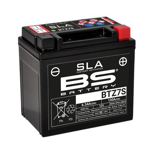 מצבר GEL BTZ7S BS אחריות לשנה