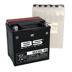 מצבר BIX30L  BS אחריות לשנה