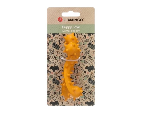 FLAMINGO פלמינגו צעצוע דנטלי גדול עצם עם קוצים