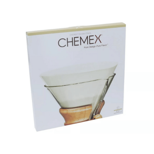 קמקס פילטר נייר לא מקופל 100 יחידות 4-13 כוסות CHEMEX