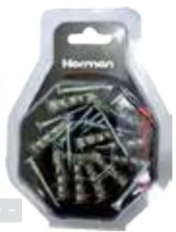 דיבל חץ גבס ובורג 35*4 - מארז 6 יחידות HERMAN28