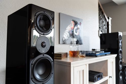 SVS Prime Pinnacle Black Gloss (Pair) - מטרייד במצב חדש