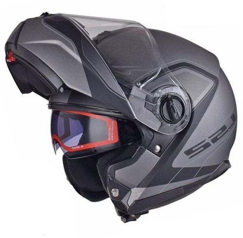 קסדה נפתחת אל אס 2 סטרוב שחור טיטניום – LS2 STROBE FF325