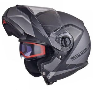 קסדה נפתחת אל אס 2 סטרוב שחור טיטניום – LS2 STROBE FF325