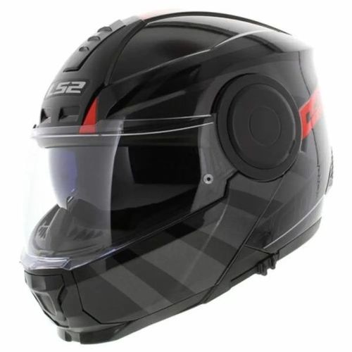 קסדה נפתחת אל אס 2 סקופ שחור אדום LS2 SCOPE FF902 HAMR BLACK RED