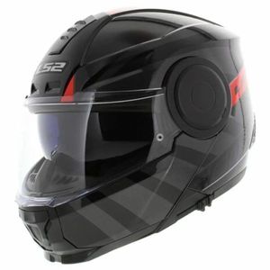 קסדה נפתחת אל אס 2 סקופ שחור אדום LS2 SCOPE FF902 HAMR BLACK RED
