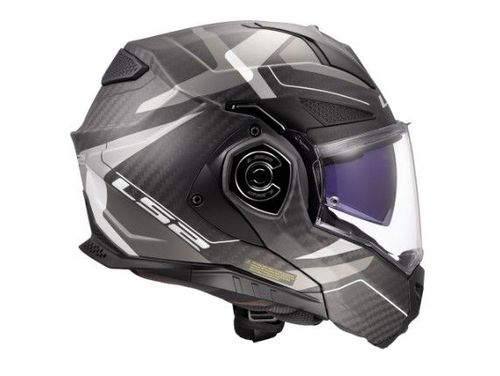 קסדה נפתחת אל אס 2 אדוונט איקס אפור שחור לבן – LS2 FF901 ADVANT X METRYK MATT TITANIUM