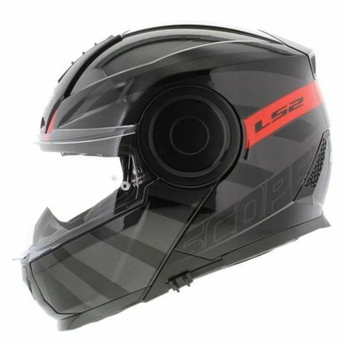 קסדה נפתחת אל אס 2 סקופ שחור אדום LS2 SCOPE FF902 HAMR BLACK RED