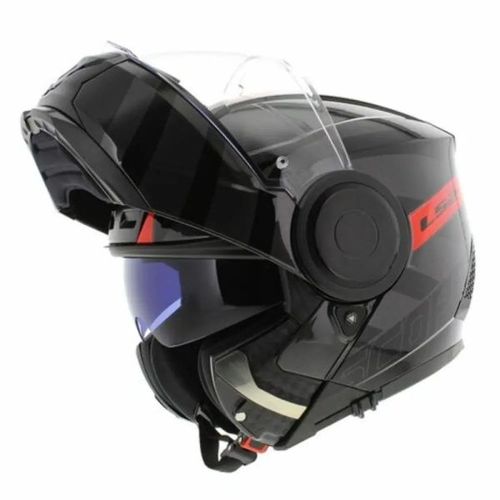 קסדה נפתחת אל אס 2 סקופ שחור אדום LS2 SCOPE FF902 HAMR BLACK RED